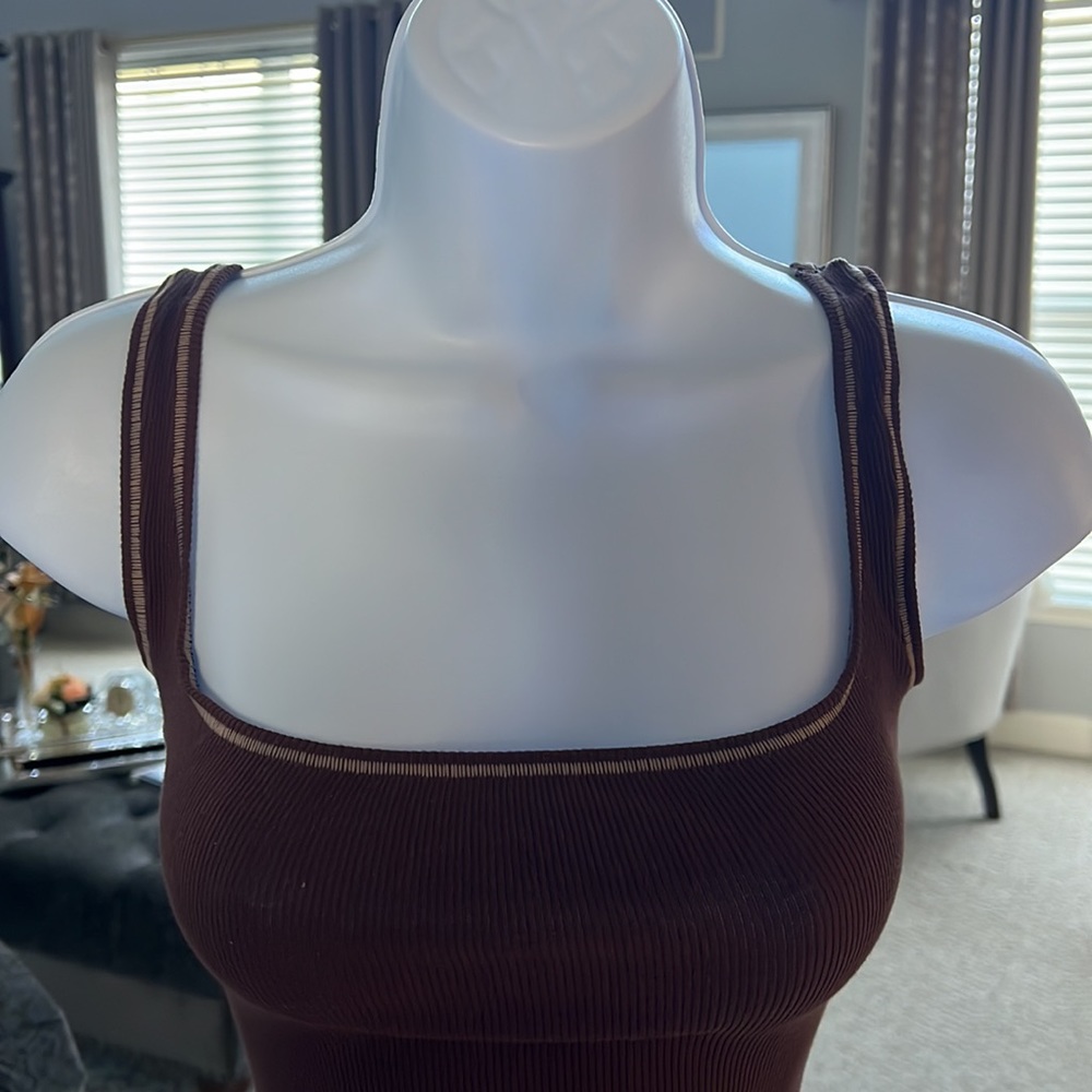 Skims ribbed cotton bodysuit - Picture 2 of 9